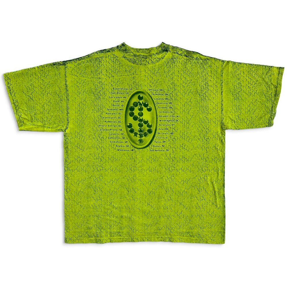 Alice Cooper- Vintage 1999 Tour- Million Dollar Babies Snakeskin Allover - Picture 2 of 10